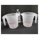2 Budweiser Pitchers