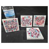 Marble Coaster Set