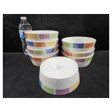 8 Ceramic Cereal Bowls