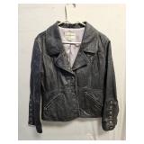 VTG Ladies Leather Jacket SZ LG