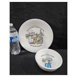 Fiesta Bunny Plate & Bowl
