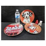 Dalmation Collector Plates & Salt & Pepper