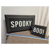 Spooky & Boo Wooden Decor