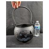 Metal Jack O Lantern Basket