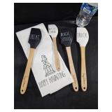 Kitchen Towel & Spooky Spatulas