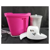 Ice Cream Maker Powered On