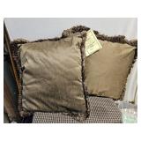 2 Large Sofa Pillows