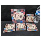 Poker Night Coasters & Trivit