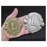 Lions Club Medallions