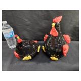 Rooster Jar & Bowl