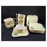 VTG Weil Ware Tea Cups & Saucers