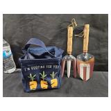 Thirty One Tote & Decorative Garden Tools