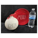 Rae Dunn  Plate & Ornament