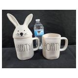 Rae Dunn Hippity Hoppity Mugs