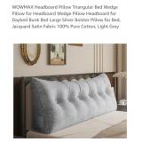 Twin **BLUE** Headboard Pillow Sealed