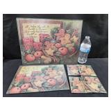 Cutting Boards & Coaster Set New