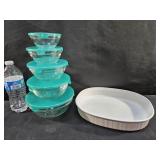 Glass Bowls & Casserole Dish