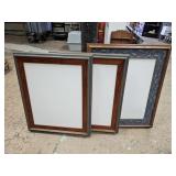 Frames NO Glass 2@ 21x24 1 @ 23x27