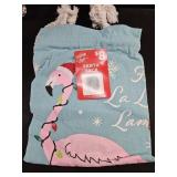 Christmas Gift Sack Flamingo