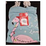 Christmas Gift Sack Flamingo
