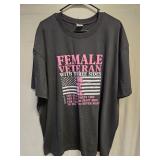 Female Veteran Tee SZ 4X