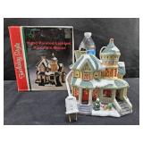 Hand Painted Lit Porcelain House