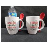 Christmas Mugs With Spoon