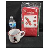Gift Wrap Organizer & Mug