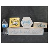 Wood Block Decor