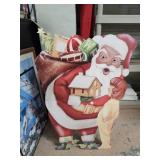QVC Overstock 36 Inch Self Standing Santa WHT