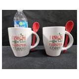 Christmas Mugs With Spoon