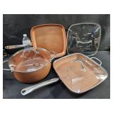 Copper Chef Pots & Pand Used