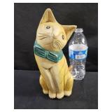 Carved Wood Cat