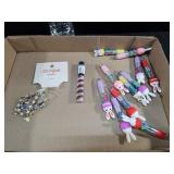 Bracelets, Lip Gloss & Bunny Pens