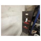 Metal File Cabinet & Books