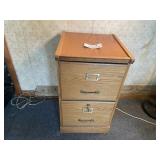 Oak File Cabinet