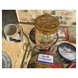 Tins, Plates, Cards