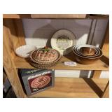 Pie Plates, Pyrex Nesting Bowls