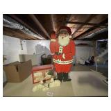 Santa Poster, Porcelain Deer, Bows