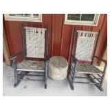 Set of Rocking Chairs and Table