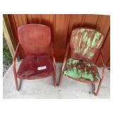 Vintage Metal Lawn Chairs