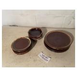 Brown Drip Glazed Pottery
