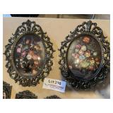 Vintage Metal Framed Photos