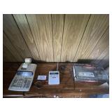Calculator, Scanner, Weather Radio