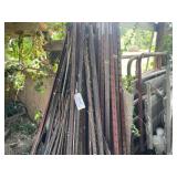 Fence post and Rebar
