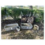 Concrete/Ceramic Planters