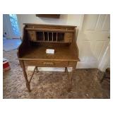 Small Oak Roll Top Desk