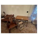 Extension Table, Rocking Chair.....