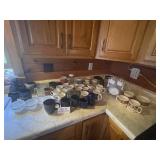 Huge Assortment of Coffee Cups & More