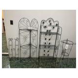 Metal shelves, Plate Hangers & more